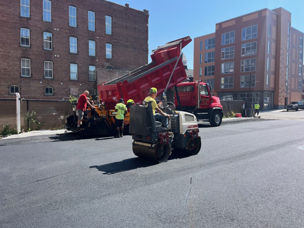 commercial lot paving