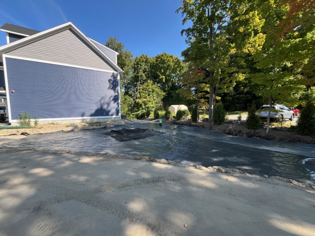 retention pond progress
